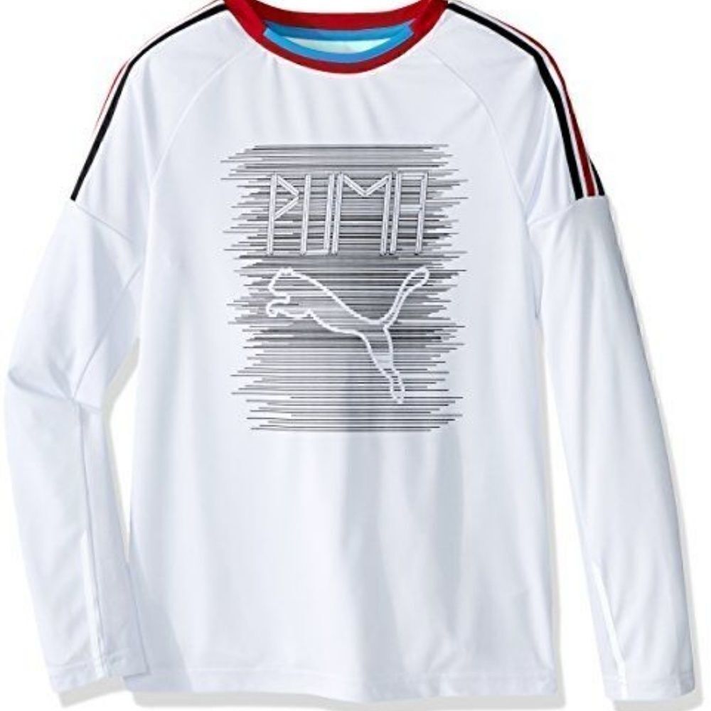 PUMA Boys' Fast Lane Long Sleeve